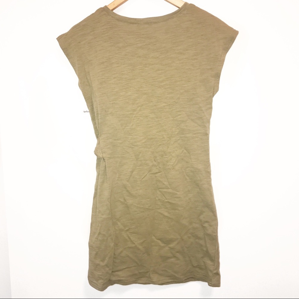 LoveRichie Tie Light Green Tee Shirt Dress- S - Picture 3 of 7